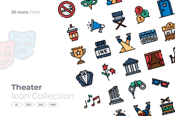 Theater Color Icon