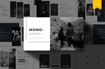 Mono Hero | Google Slides Template