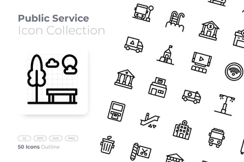 Public Service Outline Icon