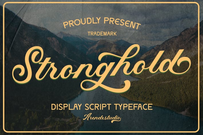 Stronghold - Vintage Script Font