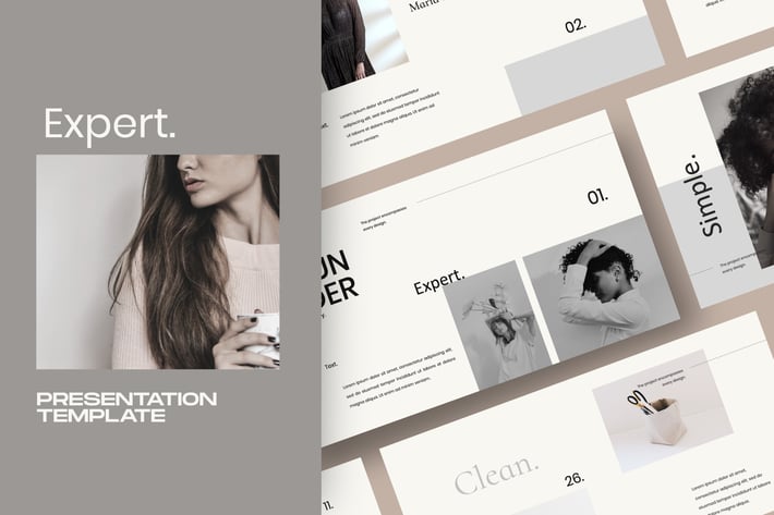 Expert - Powerpoint Creative minimal agency