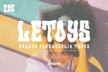 Letoys - Groovy Typeface