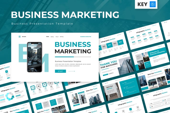 Business Marketing - Business Keynote Templates