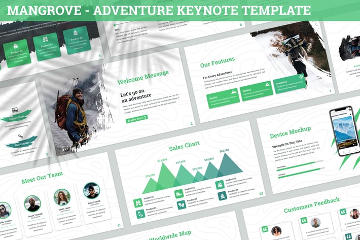Mangrove - Adventure Keynote Template