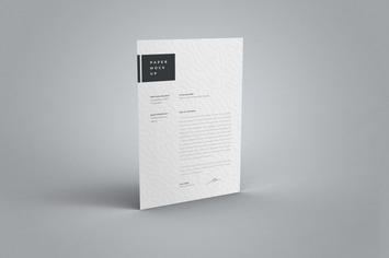 A4 Paper Mockup PSD Template