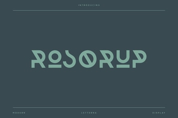 Rosorup - Nordic Vintage Font
