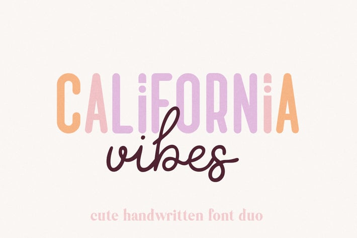 California Vibes Font Duo