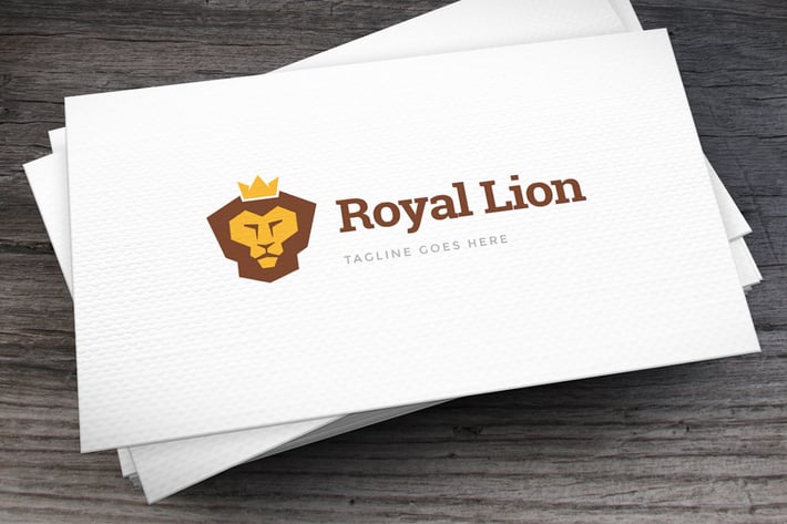 Royal Lion Logo Template
