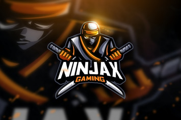   Ninjax Gaming - Mascot & Esport Logo