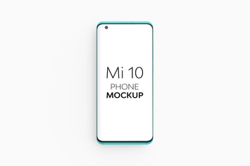 Mi 10 Phone Mockup
