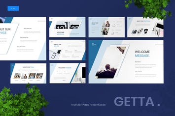 Getta - Investor Pitch Deck Keynote Template