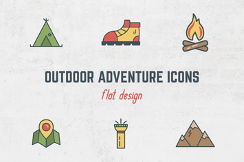 Outdoor Flat Icons