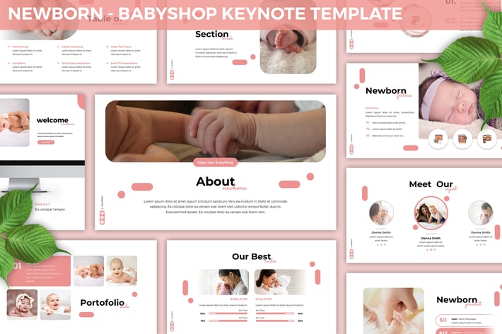 Newborn - Babyshop Keynote Template