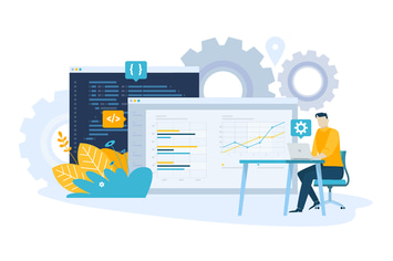Creative flat design business concept