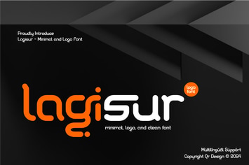 Lagisur - Minimal Logo Font