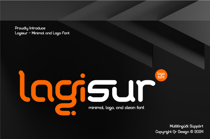 Lagisur - Minimal Logo Font