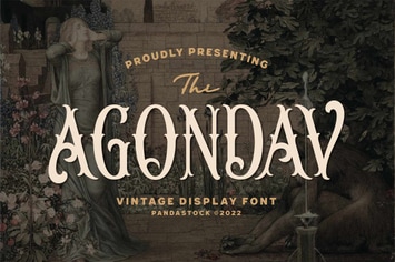 Agondav - Old Vintage Font