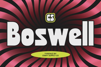 Boswell – Bold Font