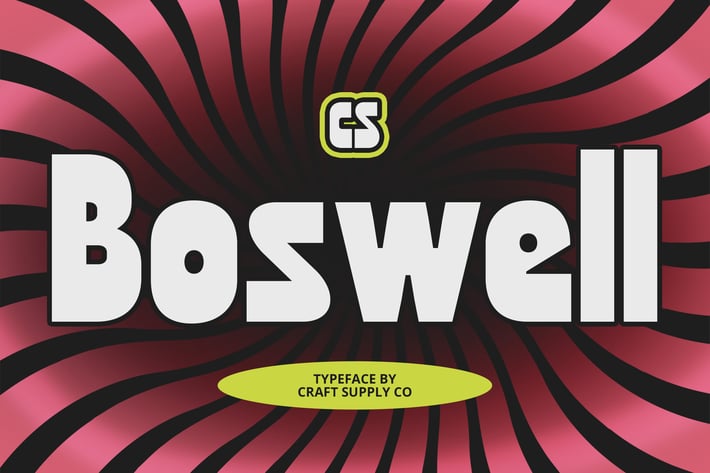 Boswell – Bold Font