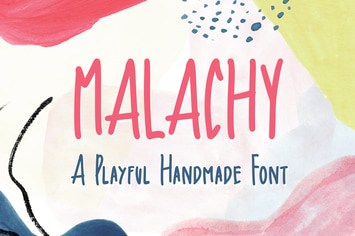 Malachy - A Playful Handmade Font