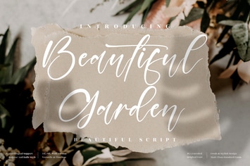 Beautiful Garden Script Font