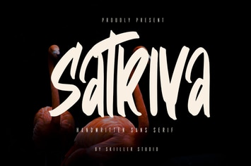 Satriya - Handwritten Sans Serif