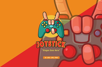 Joystick - Mascot Logo