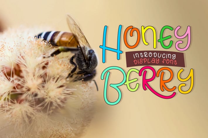Honey Berry - Playful Font