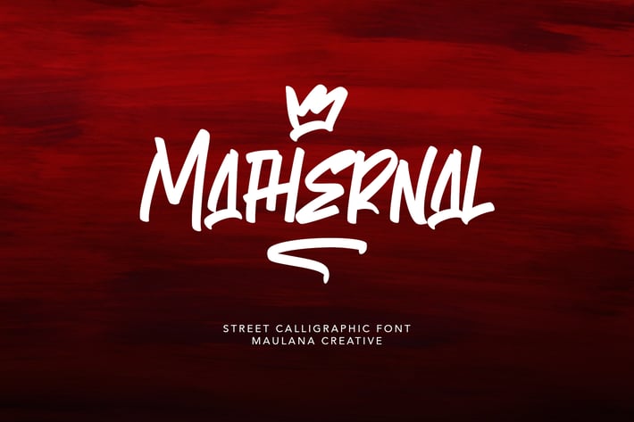 Mathernal Street Calligraphic Font