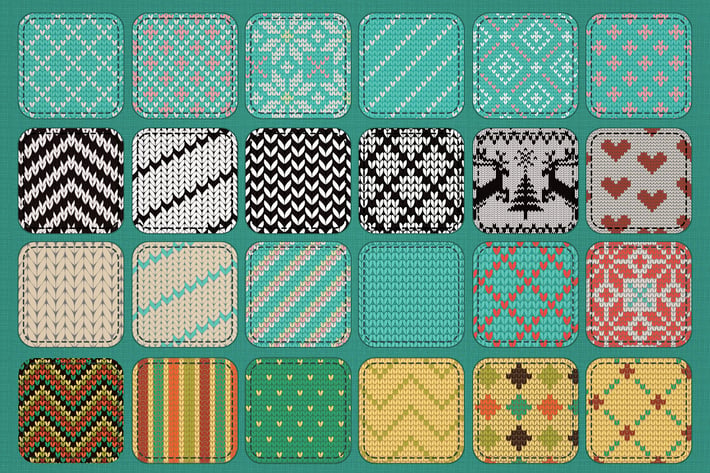 30 Seamless Knit Textures