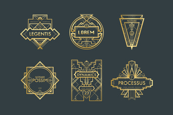 Art Deco Labels