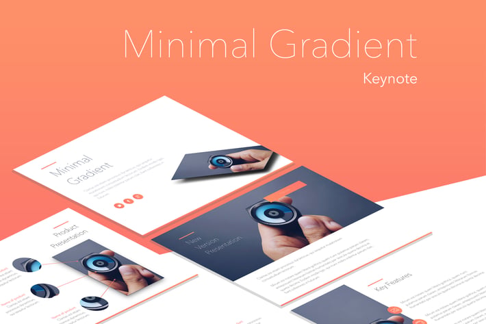 Minimal Gradient Keynote Template