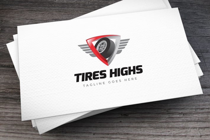 Tires Highs Logo Template