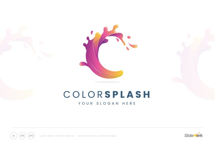 Color Splash Logo Template