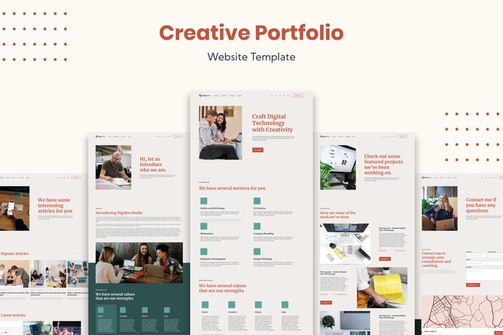 Creative Portfolio Website Template