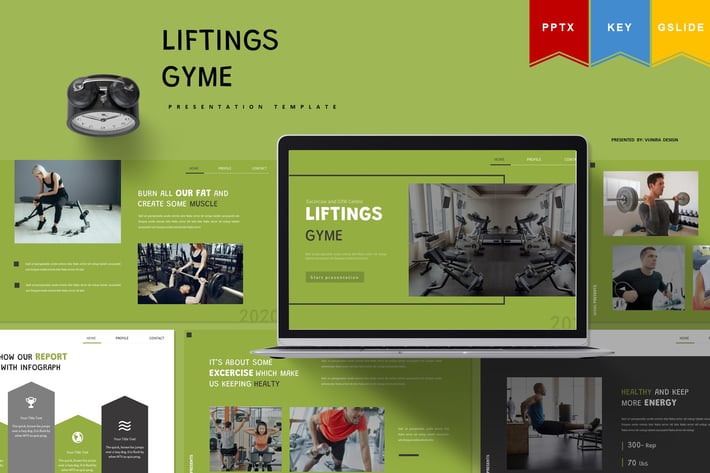 Liftings Gyme | Presentation Template