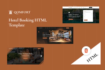 Qomfort - Hotel Booking HTML Template