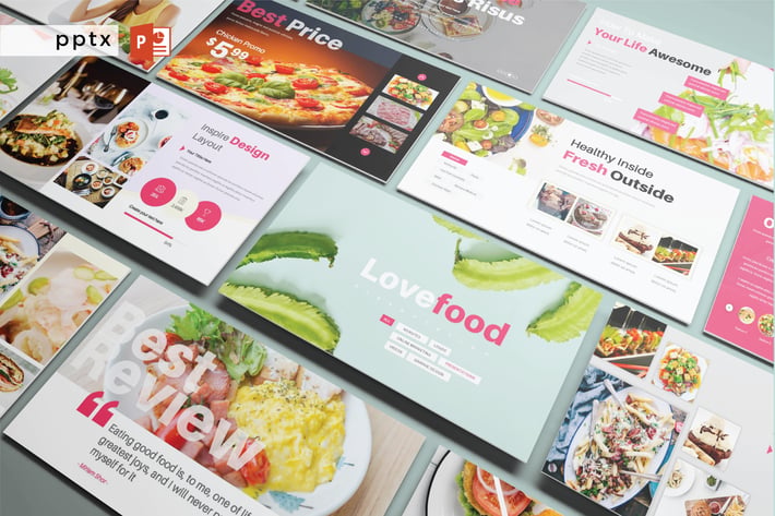LOVEFOOD - Powerpoint  V272
