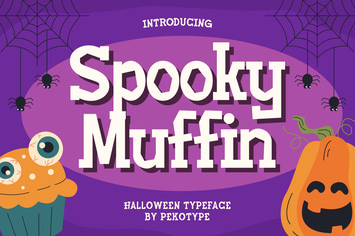 Spooky Muffin - Halloween Typeface