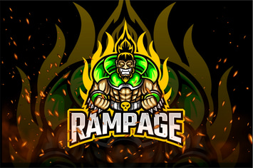 Rampage E-Sport and Sport Logo Template