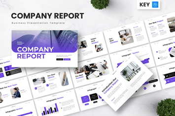 Company Report - Business Keynote Templates