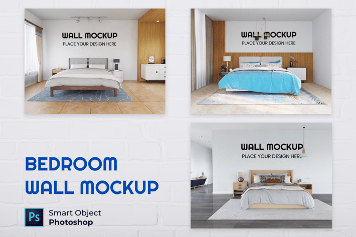 Interior Living Room Wall Mockup