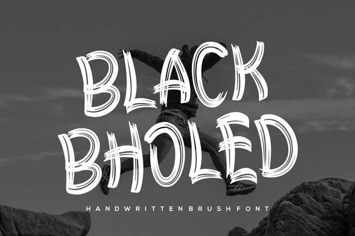 Black Bholed Font