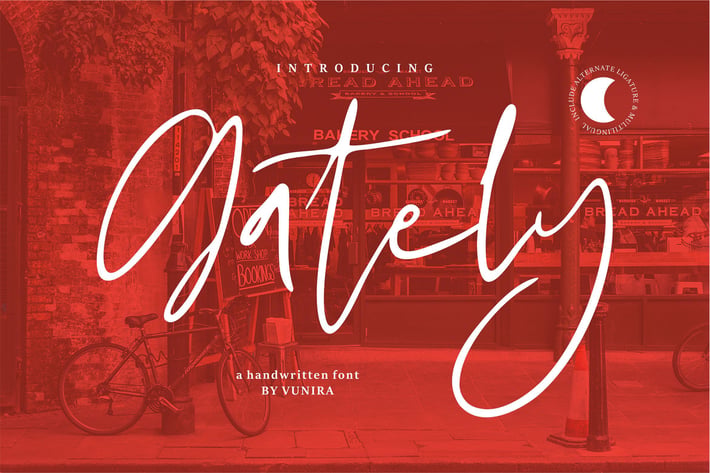 Gately | A Handwritten Font