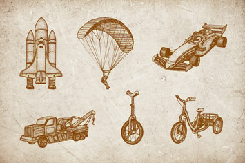 Vintage Illustration - Vehicle V.7