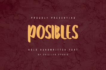 Posibles - Bold Handwritten