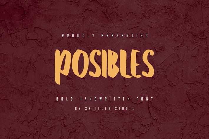 Posibles - Bold Handwritten