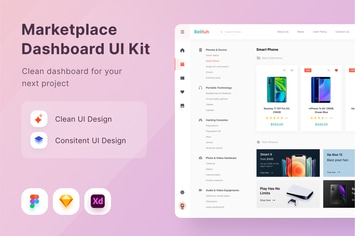 Marketplace Dashboard UI Kit