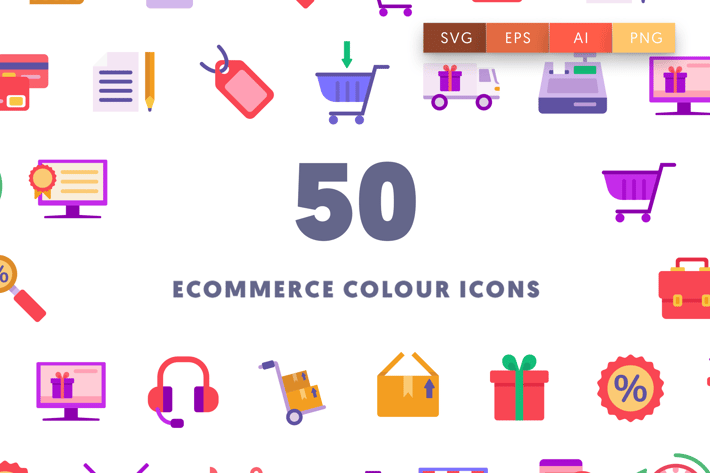 Ecommerce Colour Icons