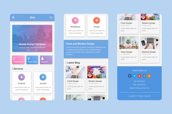 Xtra | Mobile Template